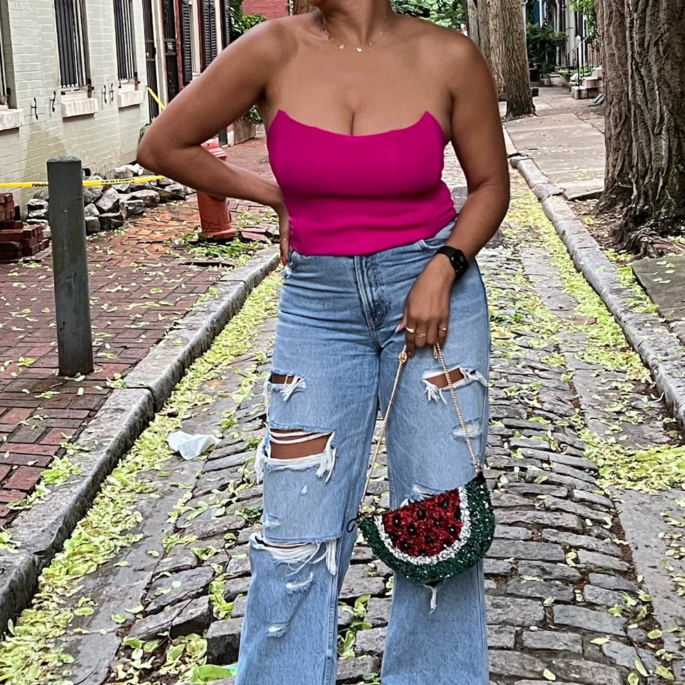 Pink Corset Top